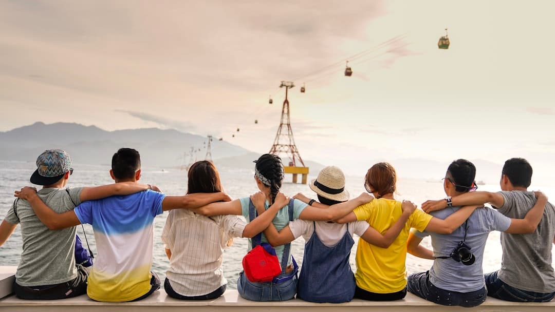 A group of friends enjoying time together